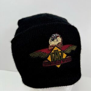 Vintage Taz Beanie Sock Hat Cap Looney Tunes Tazmanian Devil